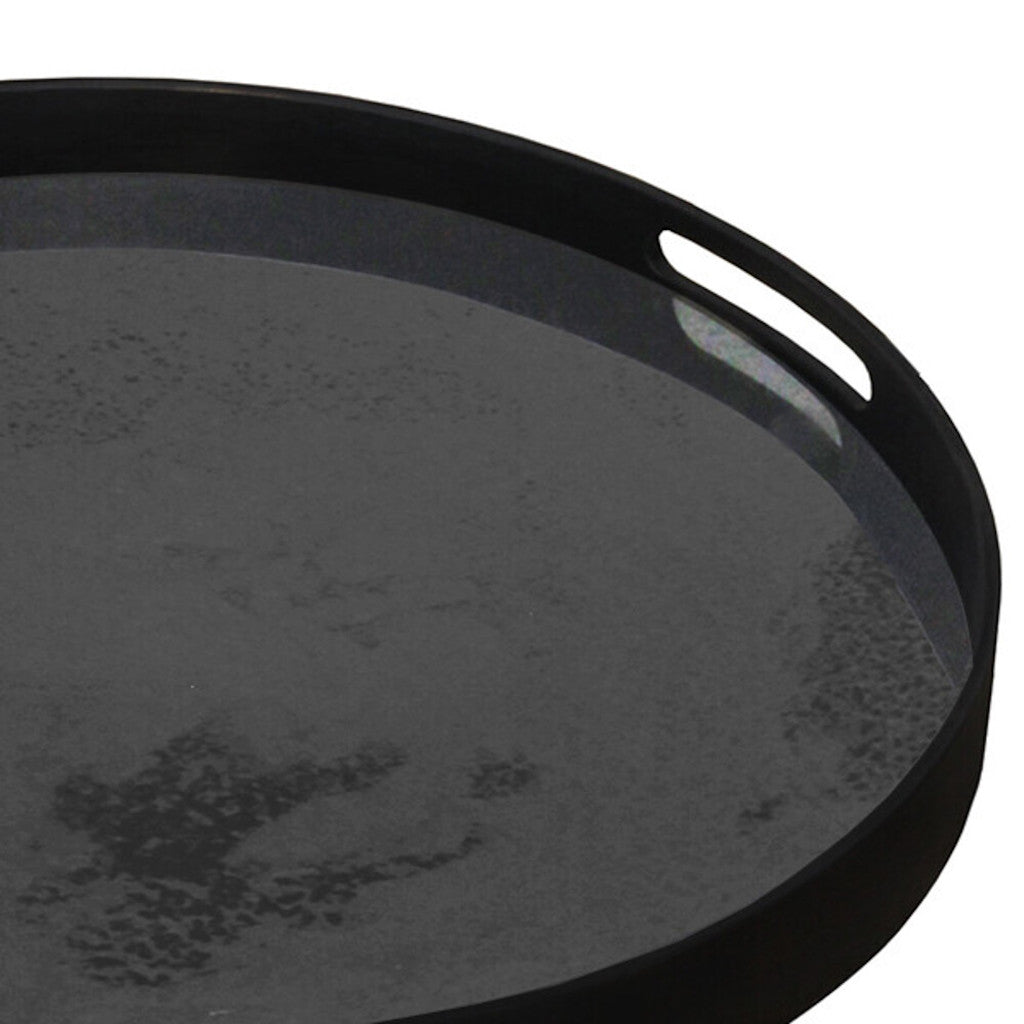 CHARCOAL PLATEAU ROND MIROIR  - S - Ethnicraft