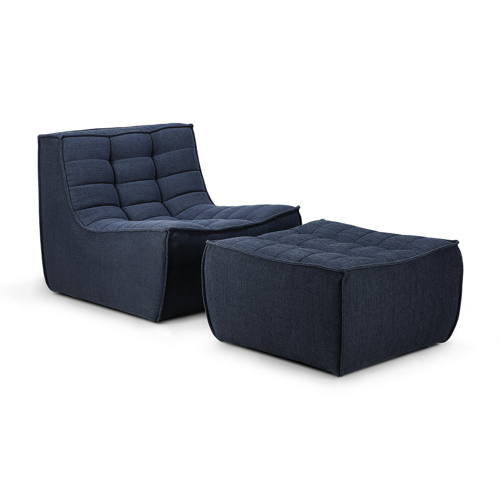 N701 FAUTEUIL - 1 PLACE Graphite - Ethnicraft