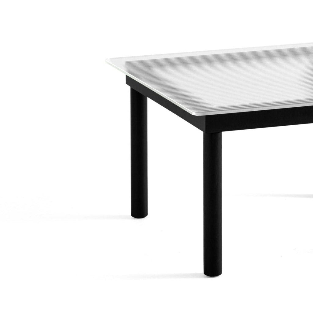 TABLE BASSE KOFI BASE NOIRE – 140 x 50 cm – 2 variantes - Hay