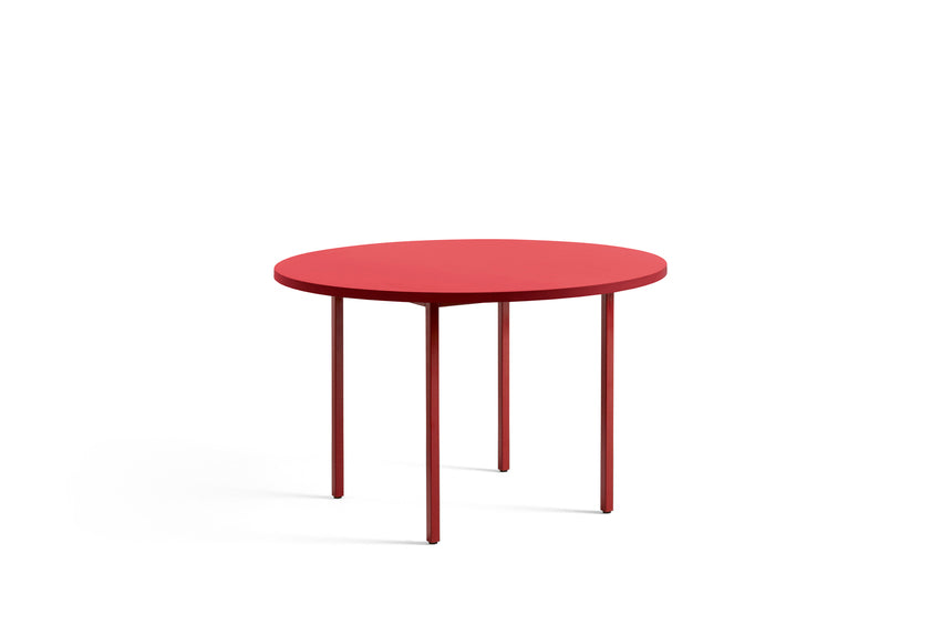 TABLE TWO-COLOUR Ø 120 cm - 6 coloris - Hay