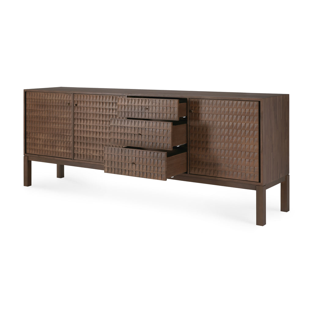 BUFFET SONO L 228 cm - teck teinté - Ethnicraft