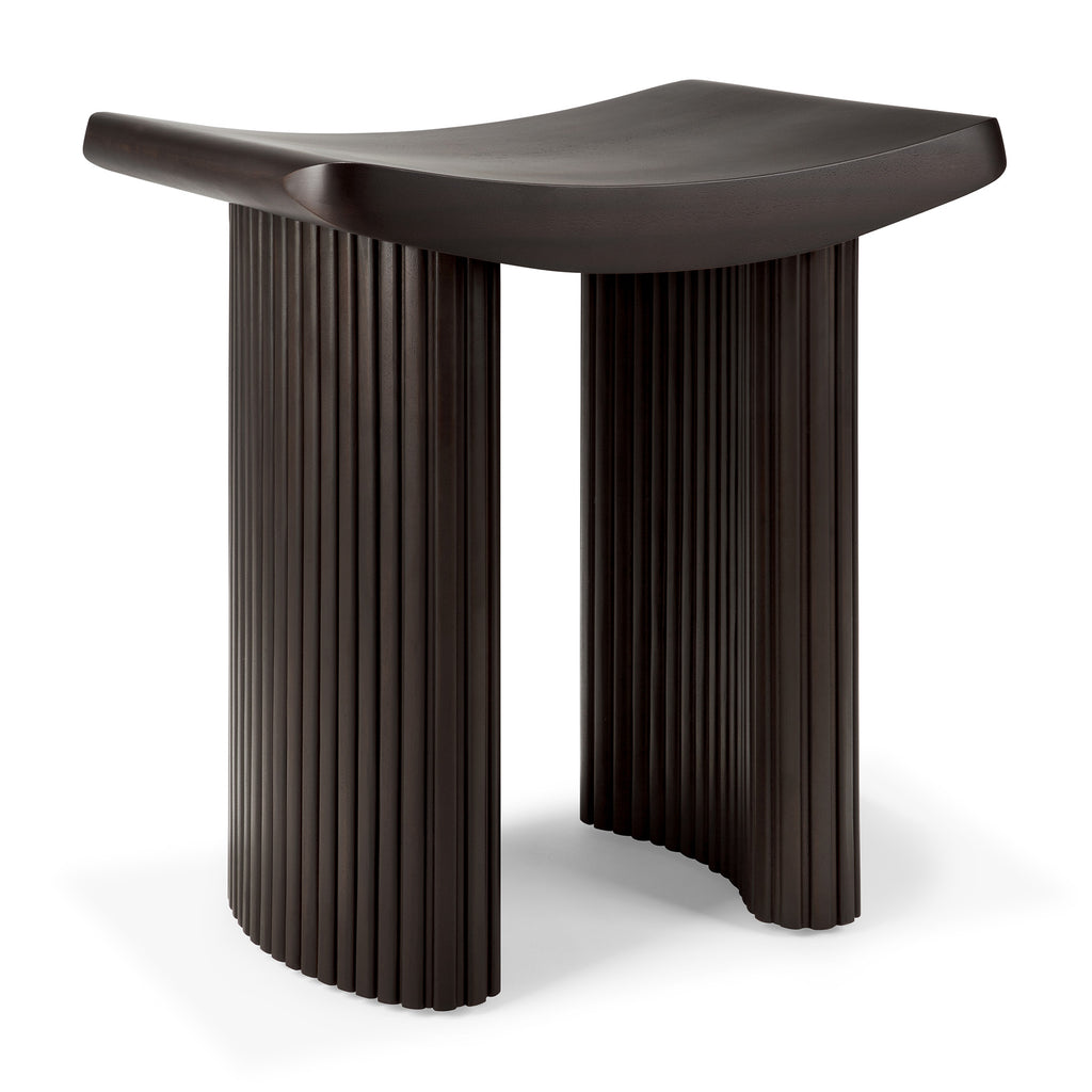 TABOURET ROLLER MAX - acajou teinté - Ethnicraft