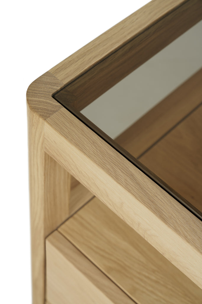 COMMODE SPINDLE - chêne naturel ou teinté noir - Ethnicraft