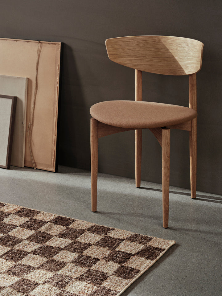 TAPIS CHECK COFFEE - 3 dimensions - Ferm Living