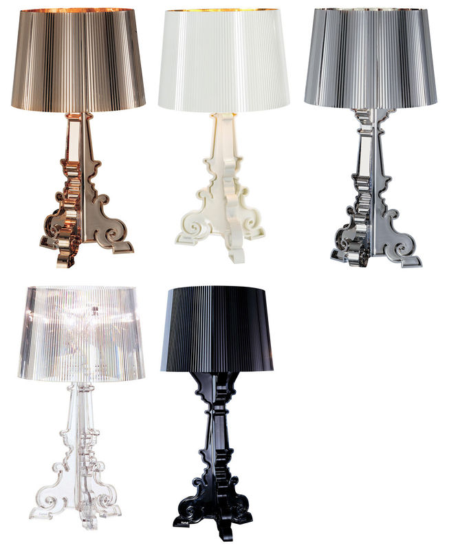 LAMPE DE TABLE BOURGIE - métallisée - 3 coloris - Kartell