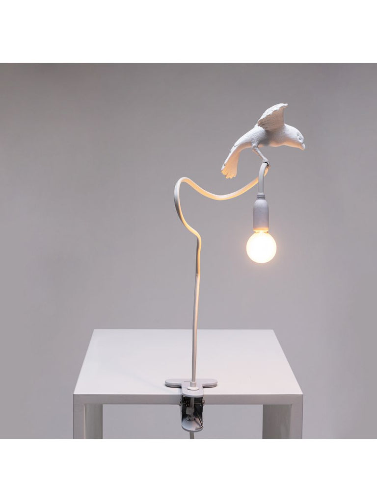LAMPE SPARROW AVEC PINCE EN RÉSINE – 3 modèles - Seletti