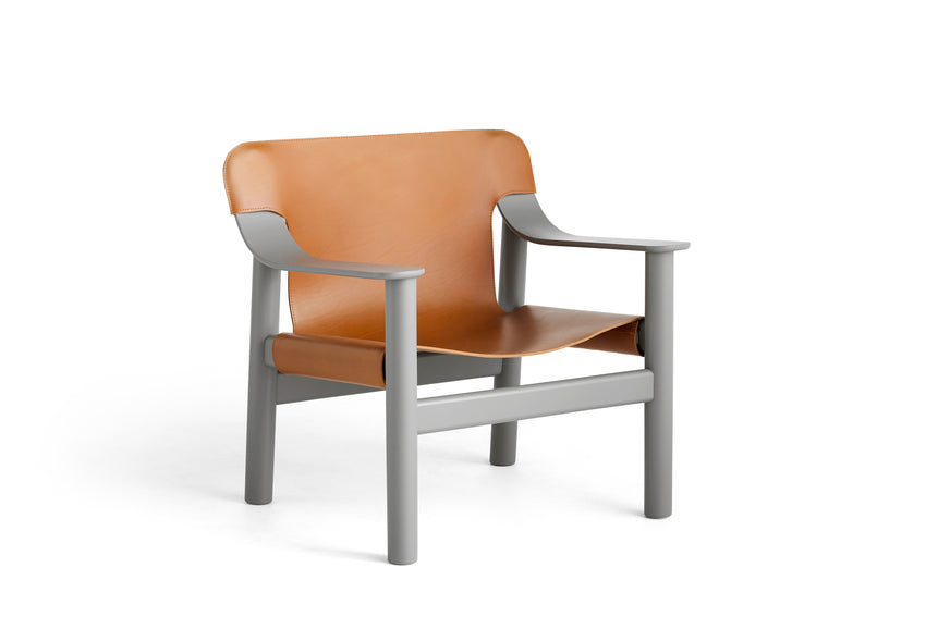 BERNARD / BEIGE GREY PAINTED SOLID BEECH - BRANDY - Hay