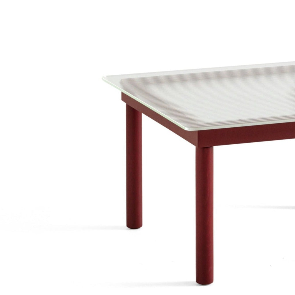 TABLE BASSE KOFI BASE ROUGE – 80 x 80 cm – 3 variantes - Hay