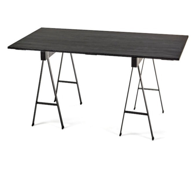TABLE STUDIO SIMPLE NOIR 150X75