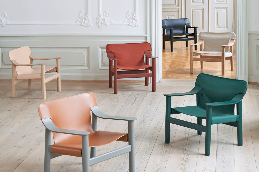 BERNARD / BEIGE GREY PAINTED SOLID BEECH - BRANDY - Hay