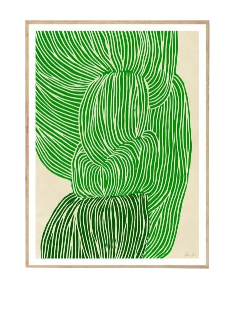 AFFICHE "Green Ocean"- 40 x 50 cm – The Poster Club