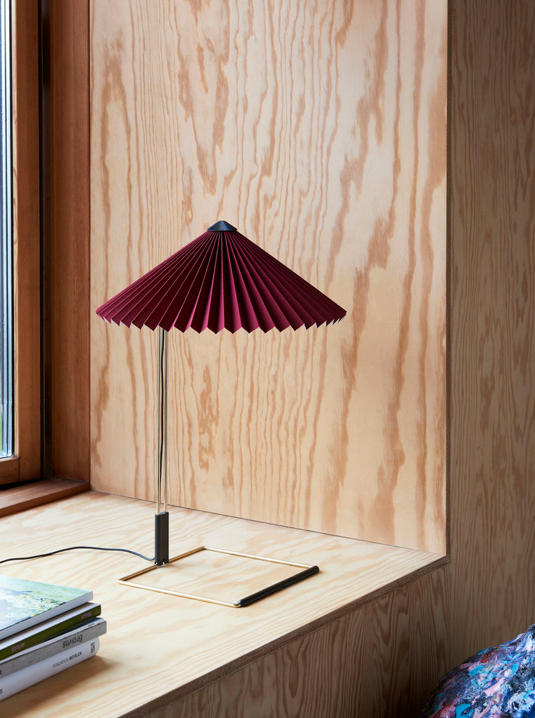 MATIN TABLE LAMP / Ø30 OXYDE RED