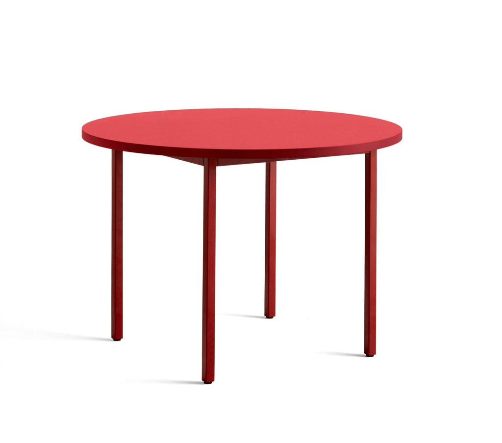 TABLE TWO-COLOUR Ø 105 cm - 6 coloris - Hay